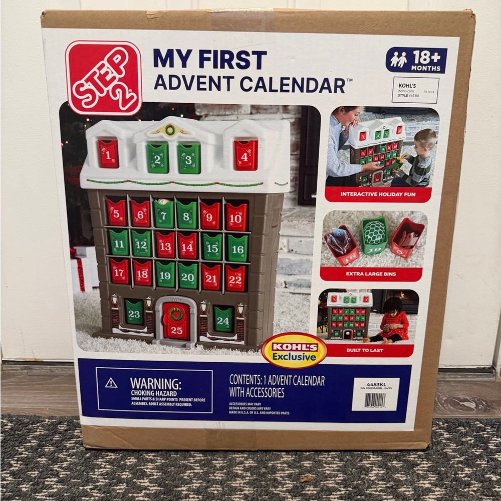 Step2 My First Advent Calendar - Green and Red
